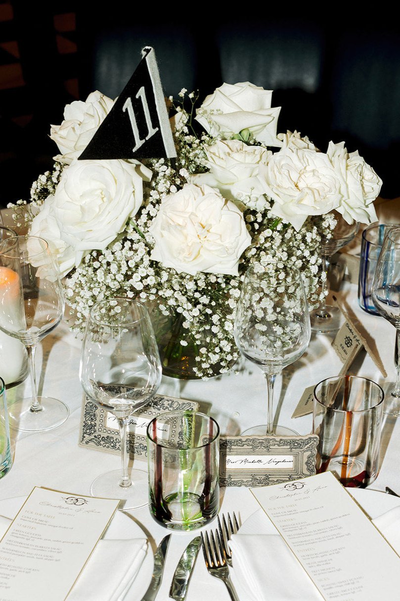 Pennant Table Number Flags